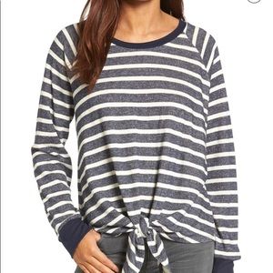 Caslon Front Tie Sweatshirt